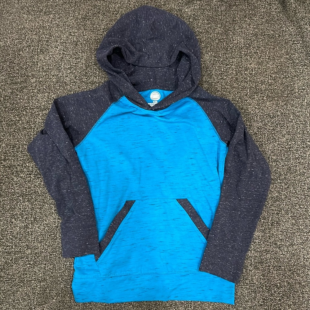 Boys Wonder Nation long sleeve hooded tshirt